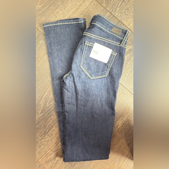 PAIGE SKYLINE STRAIGHT Mid Rise Straight Leg - Picture 2 of 8